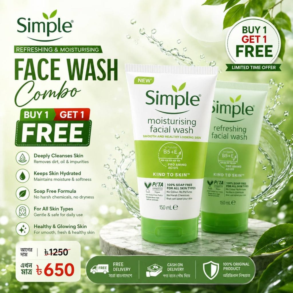 Simple Face Wash Combo